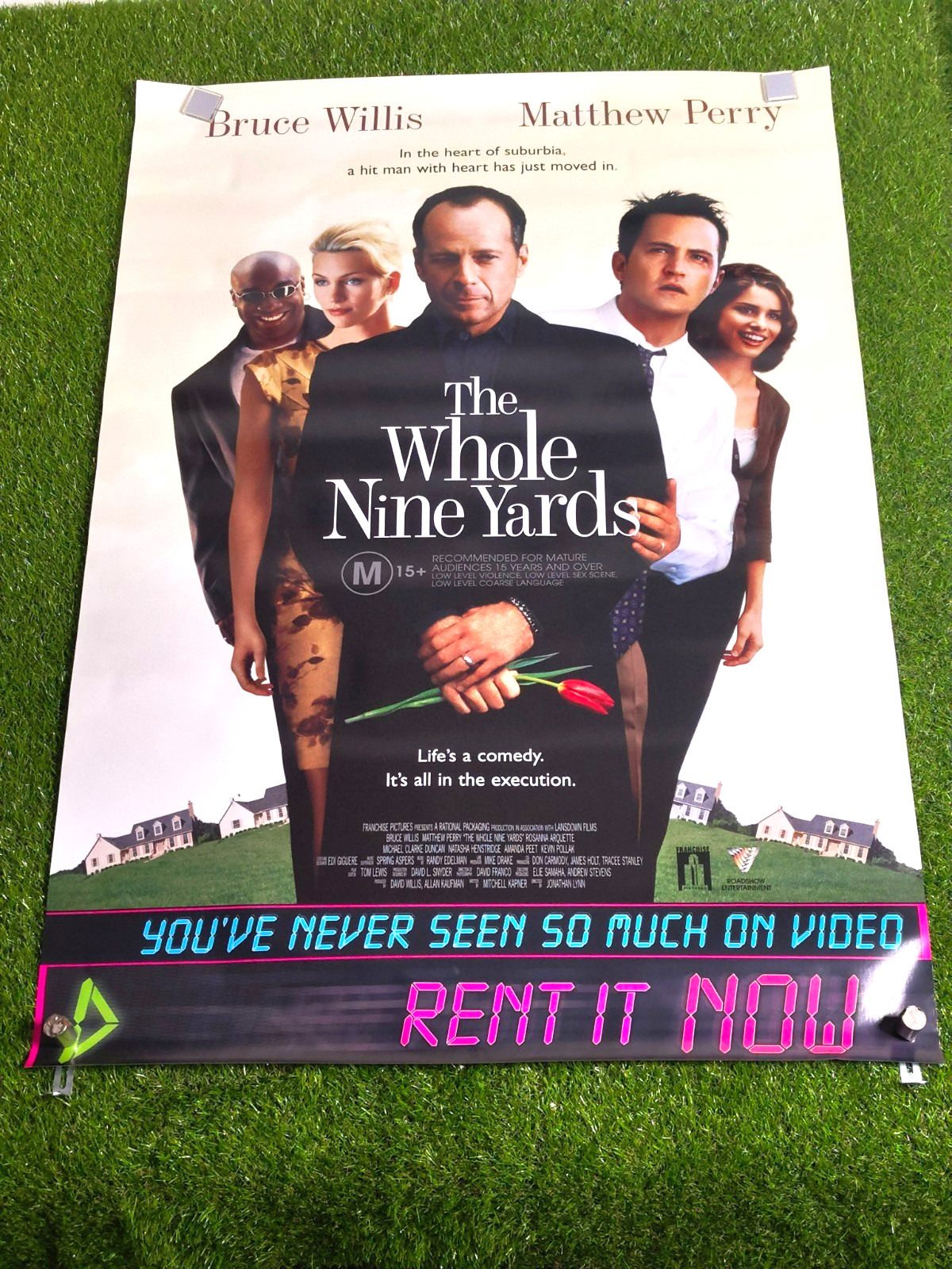 The Whole Nine Yards Original Australian Video Shop Promo Poster 100x70cm