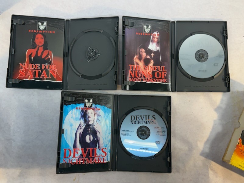 Redemption the Devil Collection DVD Missing Nude For Satan DISC