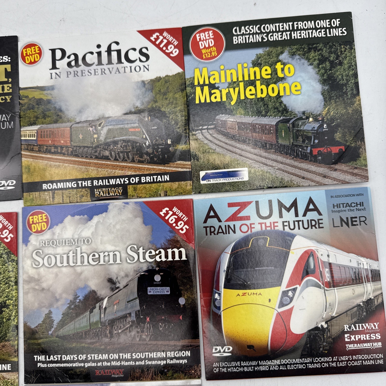 Train Railroad Railway Locomotive DVDs – Huge Lot of 24