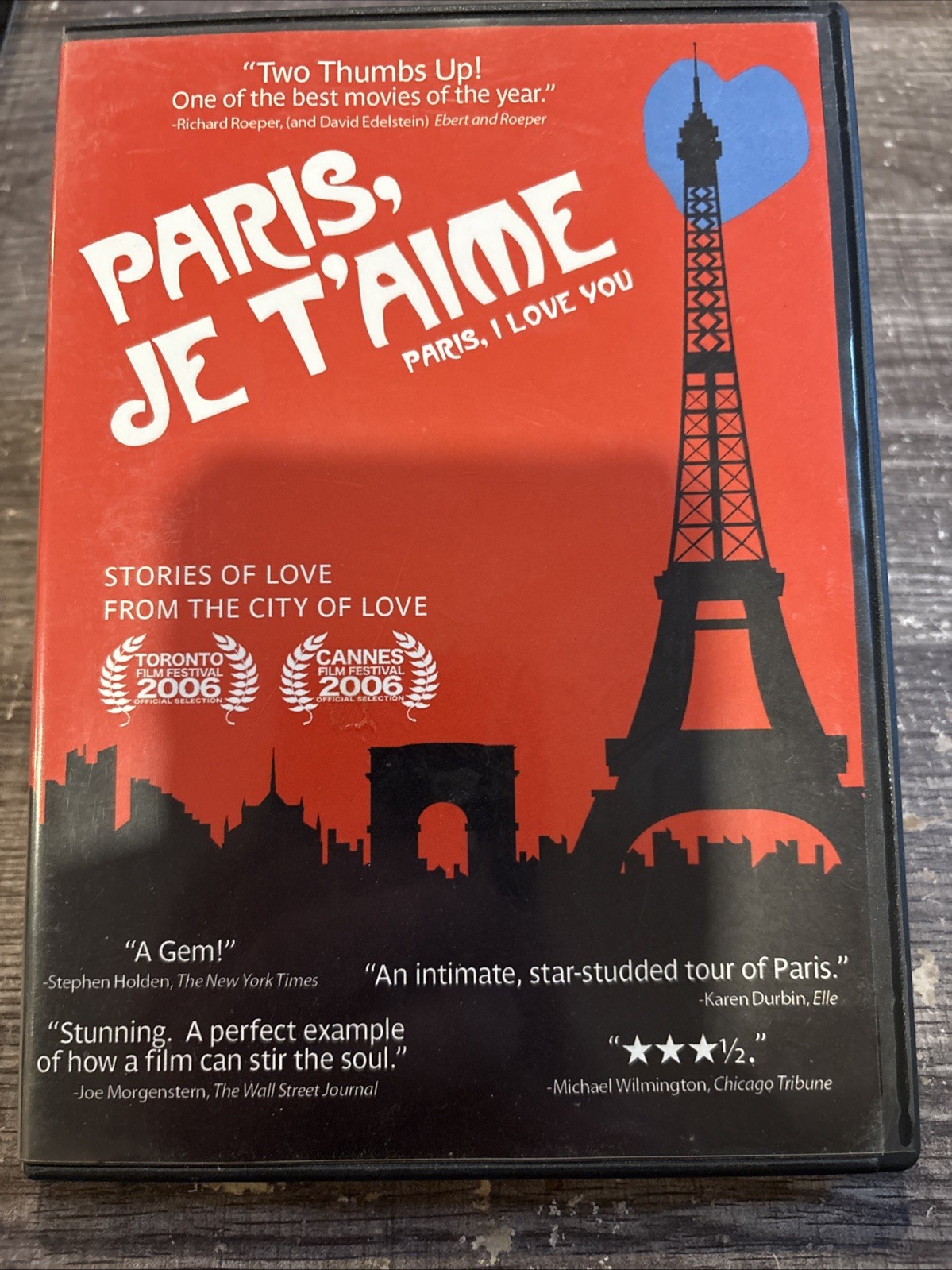 Paris, Je T’aime (DVD, 2007, Widescreen) NATALIE PORTMAN PARIS. B1