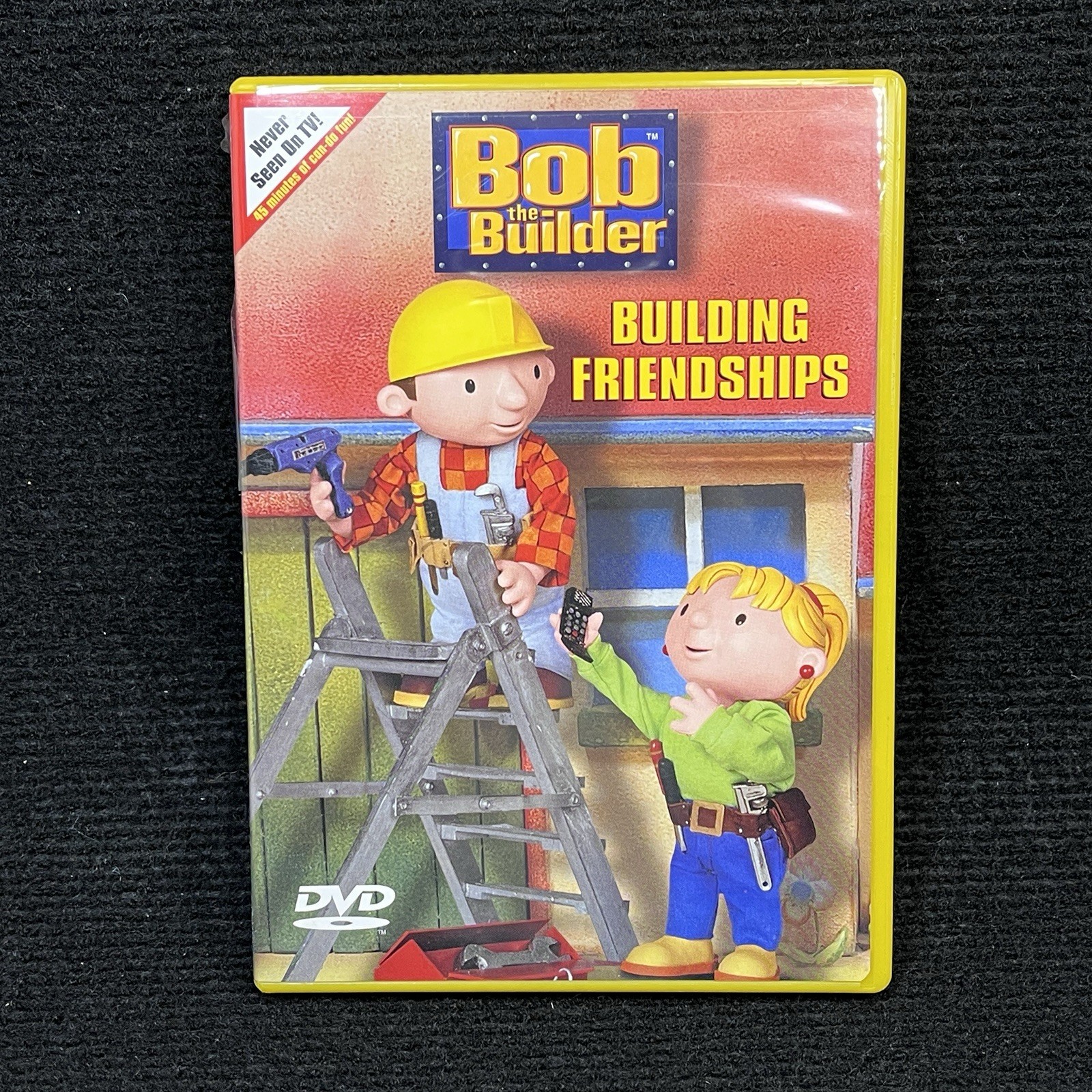 Vtg 45 minutes Fun Kids Family Bob the Builder Building Friendships (DVD) Sealed