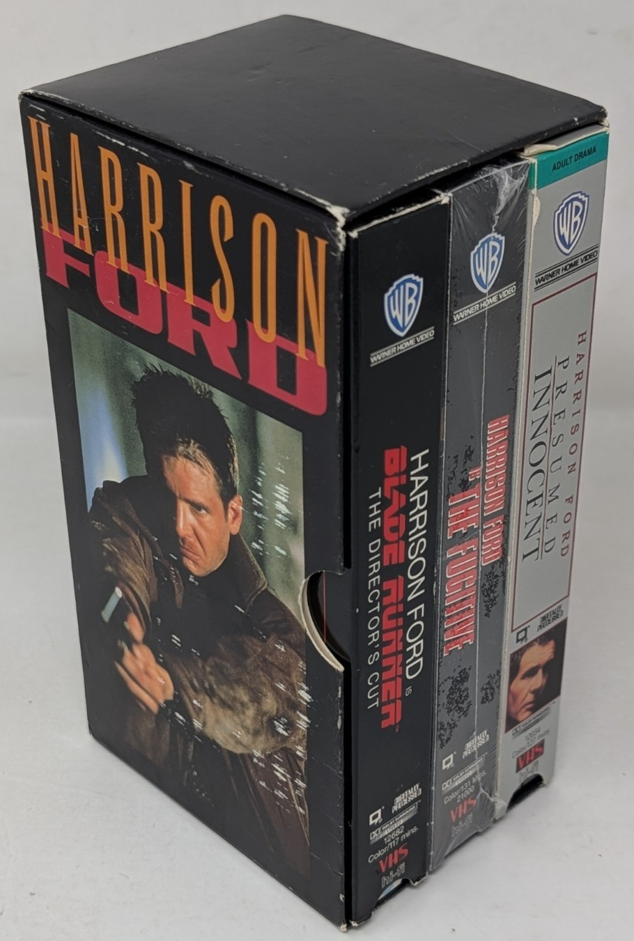 Harrison Ford VHS Box Set Blade Runner The Fugitive Presumed Innocent RARE OOP