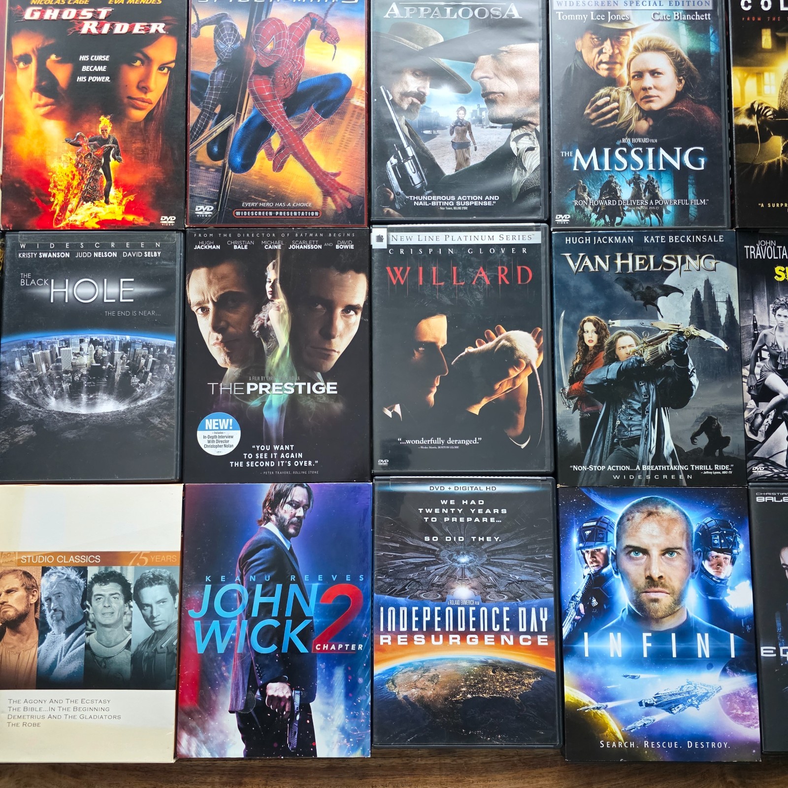 Pick & Mix DVDs – Like New – Action – Sci-Fi – Fantasy – You Choose Title!