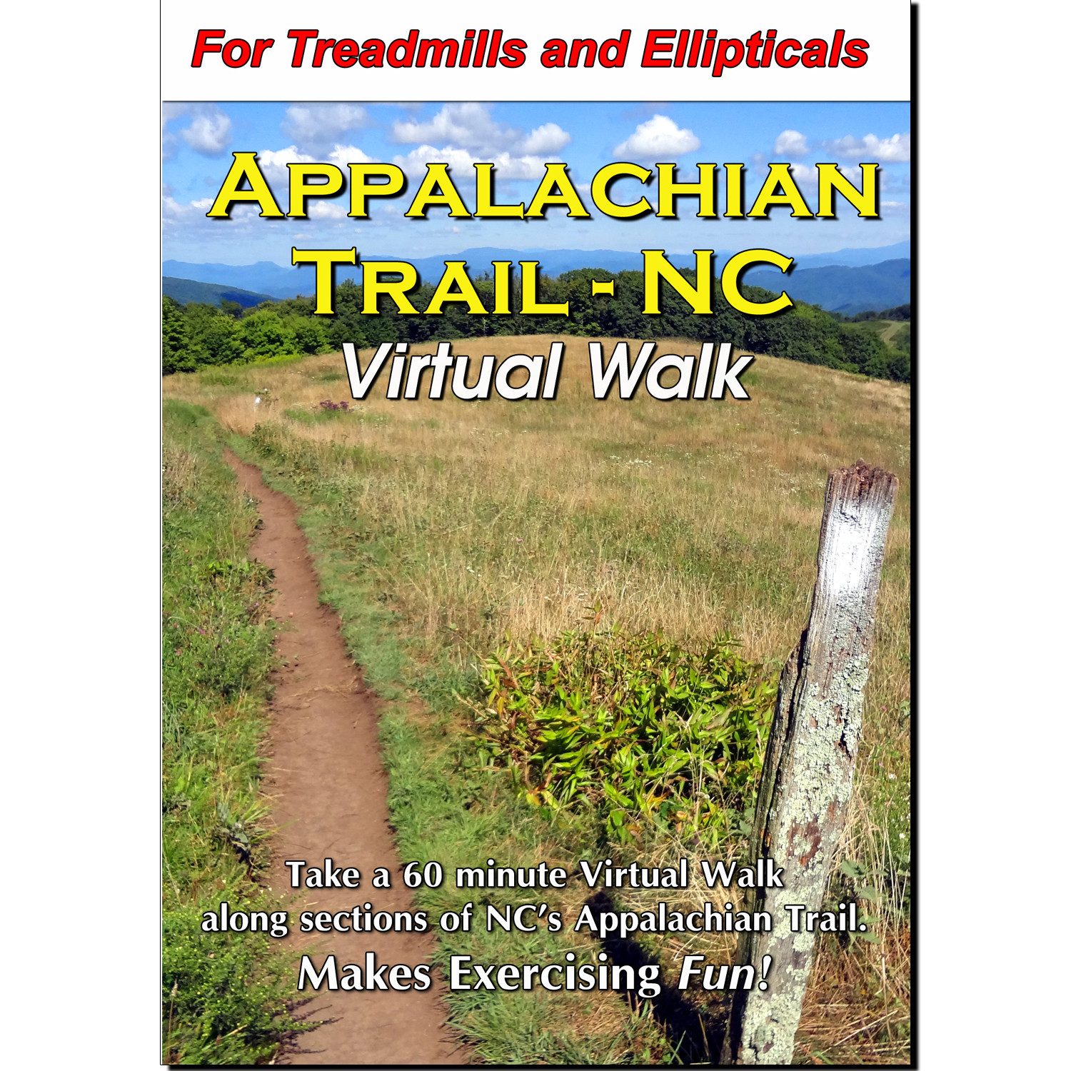 APPALACHIAN TRAIL NATURE TREADMILL WALK SCENERY DVD VIDEO – EXERCISE WALKING