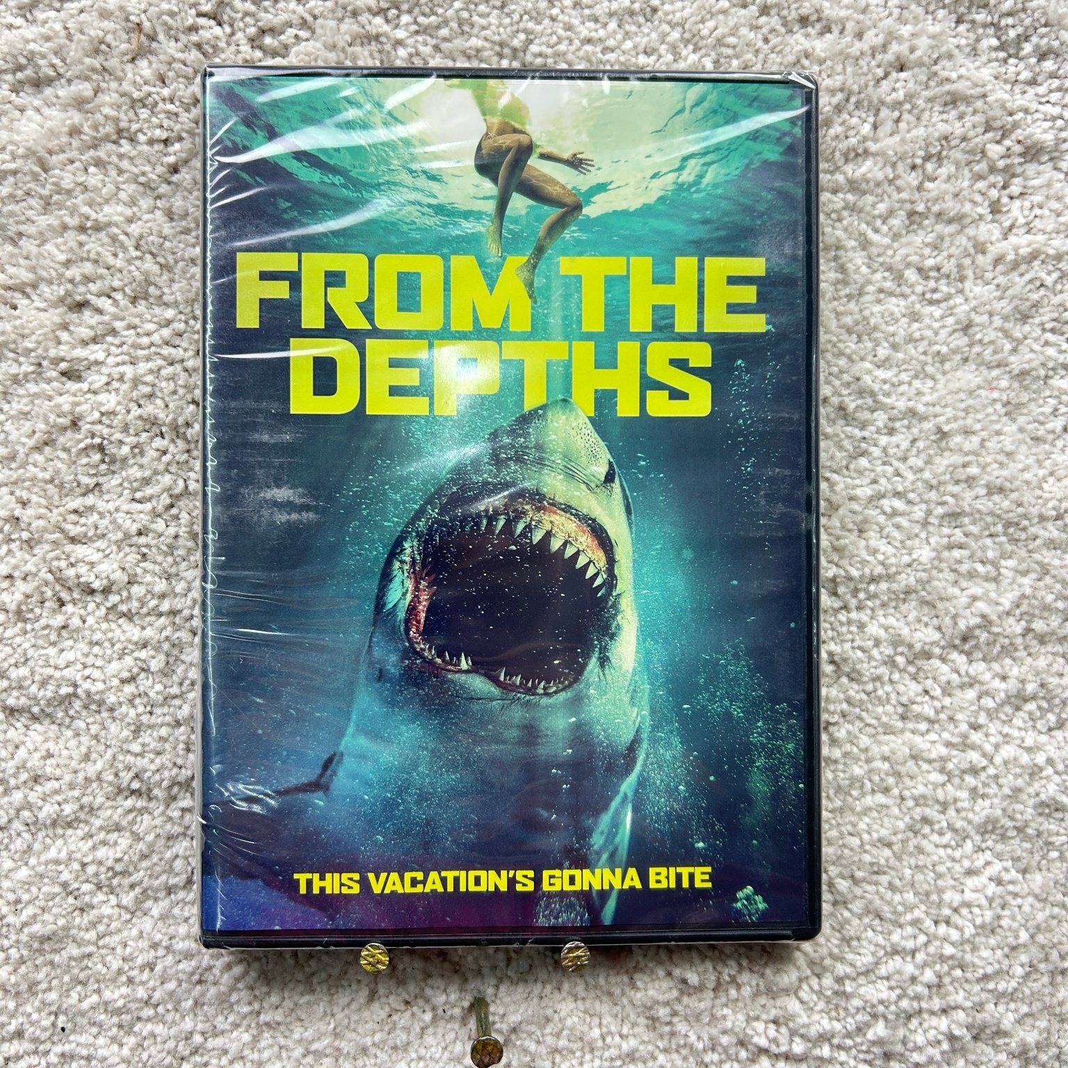 From The Depths DVD 2022 Horror Shark Thriller Jose Montesinos ITN