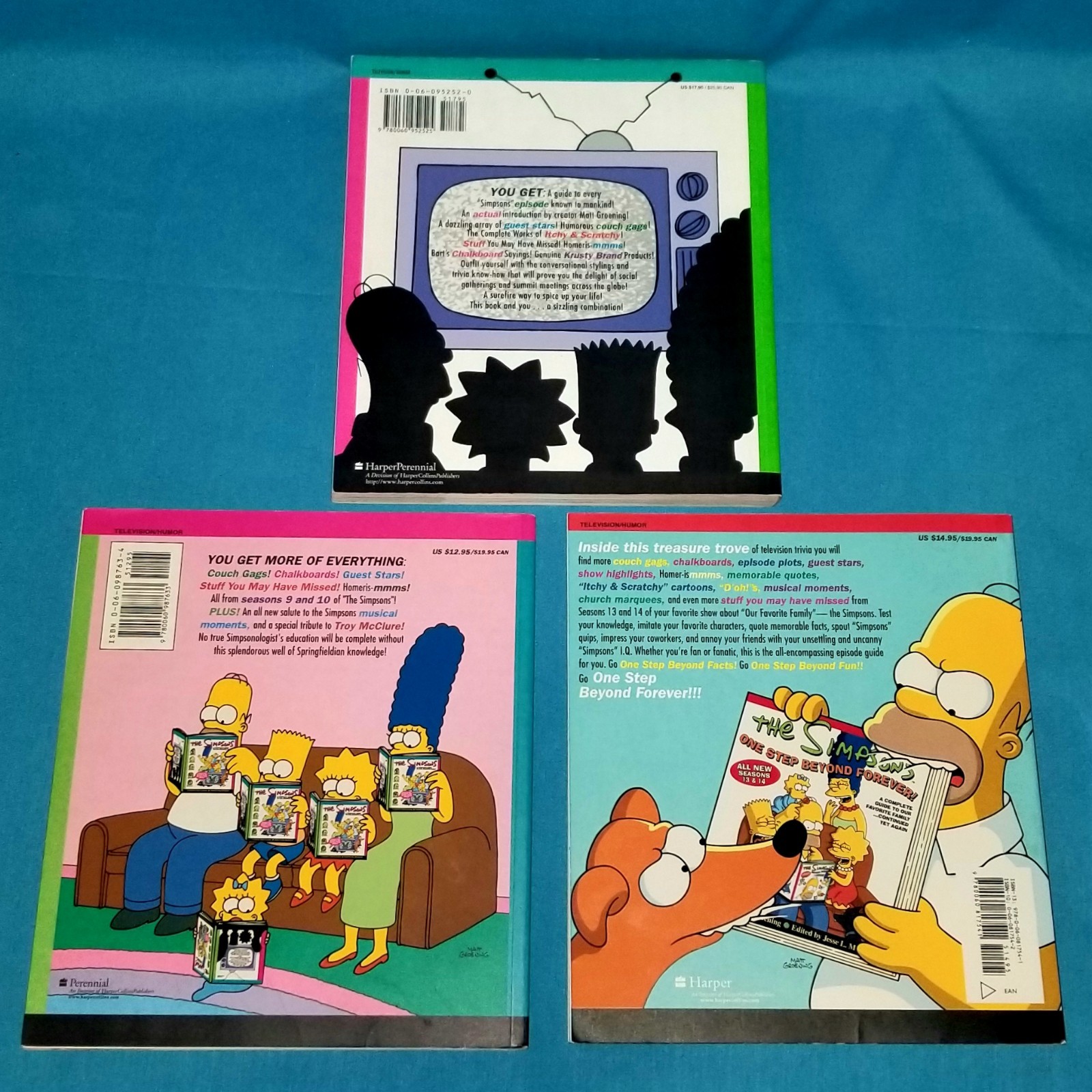 The Simpsons Complete Third Season DVD + 3 Episode Guide Books Homer Bart TESTED