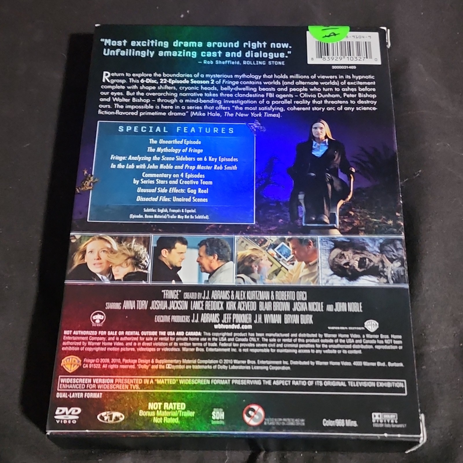 FRINGE ORIGINAL SERIES SEASONS 1 &2 Box Sets (DVD) J.J. ABRAMS