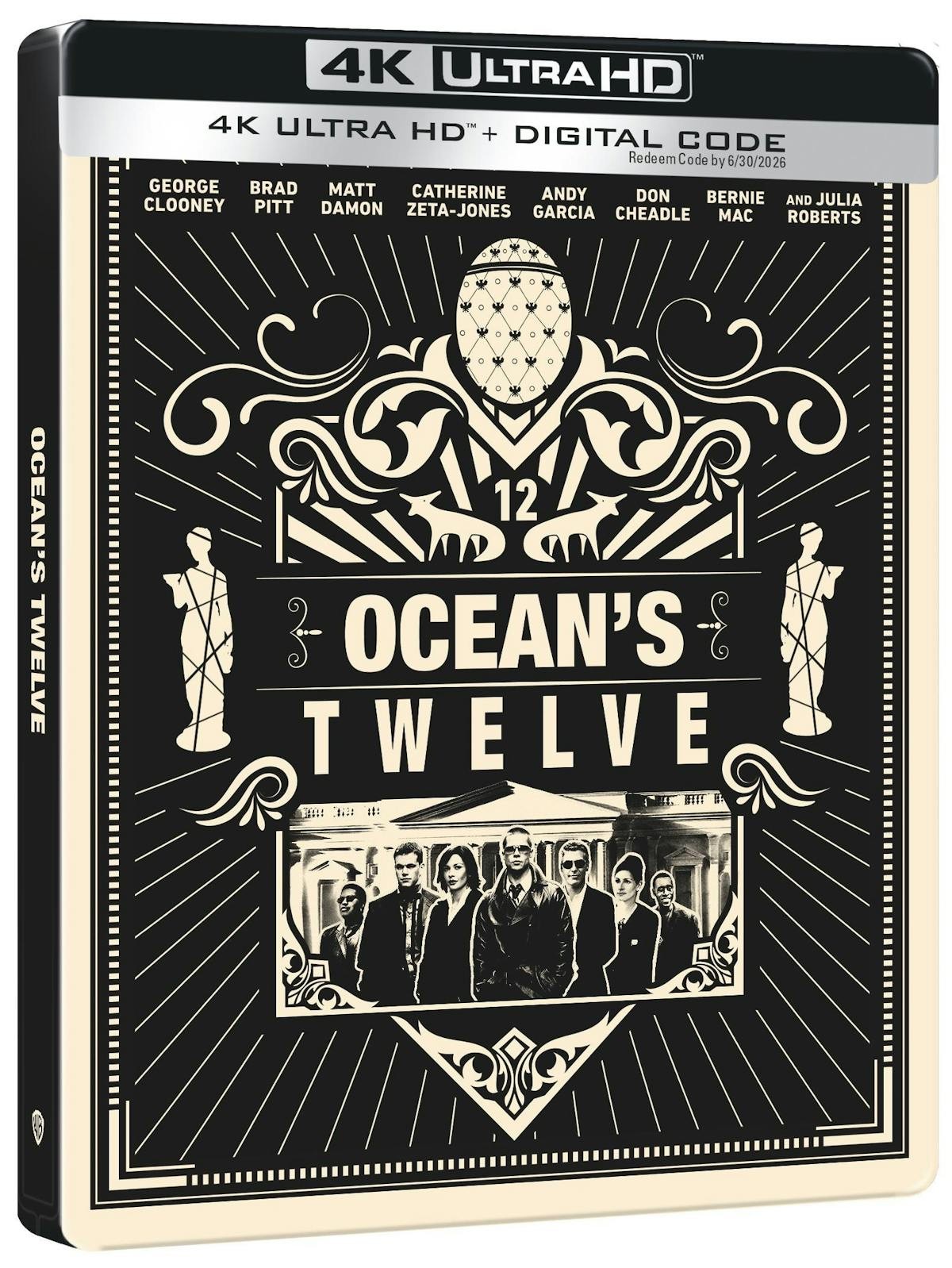 Ocean’s Twelve 4K Limited Edition Steelbook (New) (Ocean’s 12)