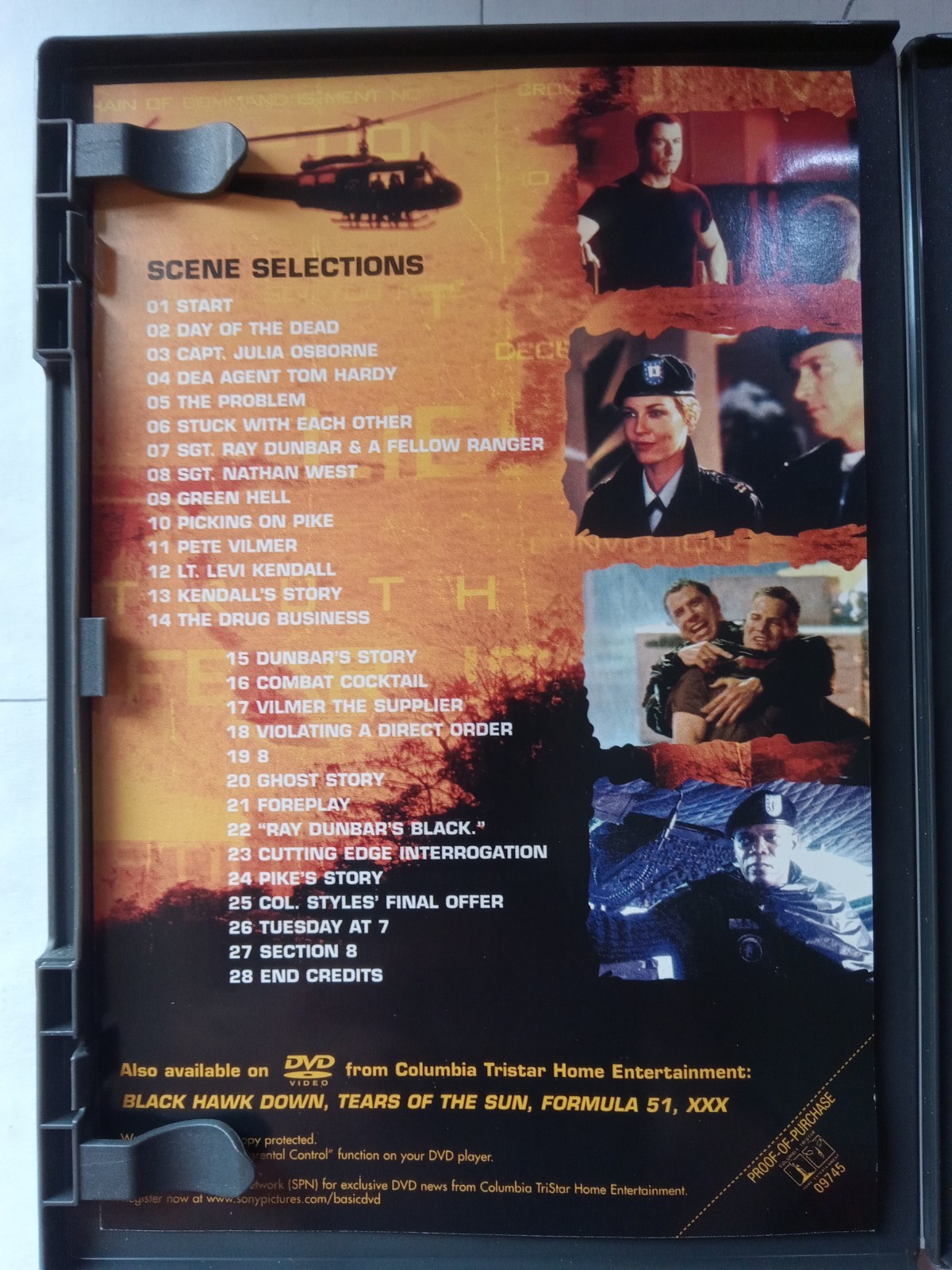 BASIC DVD 2003 Psychological Thriller