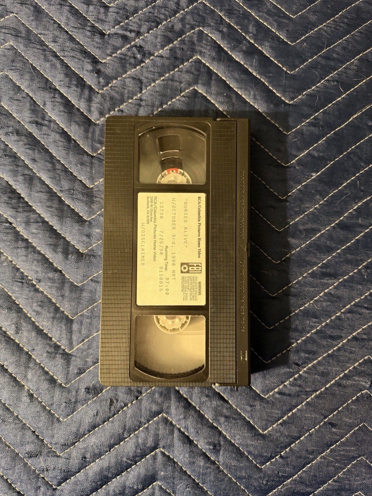 Edgar Allan Poe’s Buried Alive VHS Promo Screener RCA Columbia Horror Rare