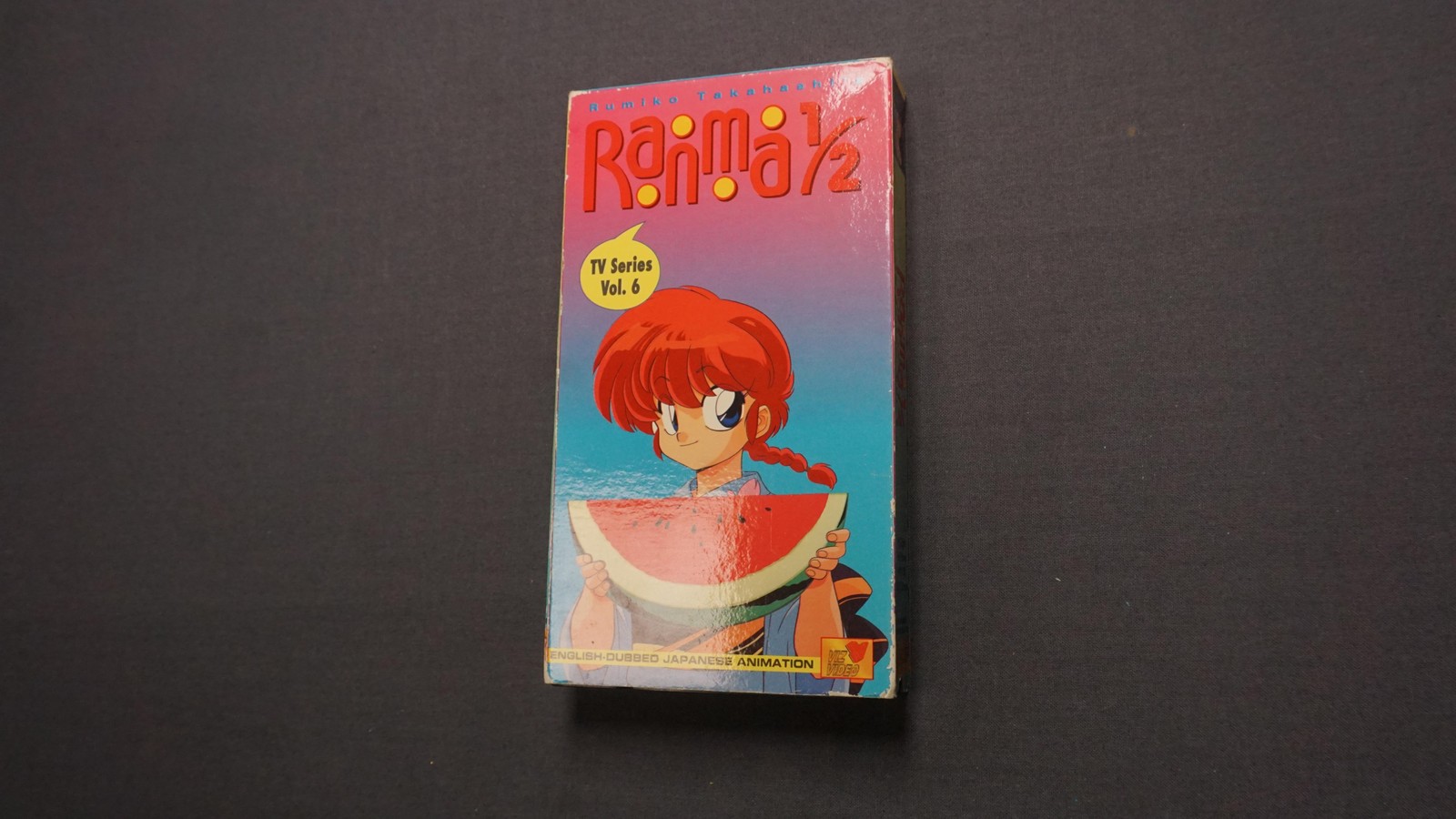 Vintage Ranma 1/2 TV Series Vol 1-3 5 6 VHS Lot English Dub Anime Japan Viz
