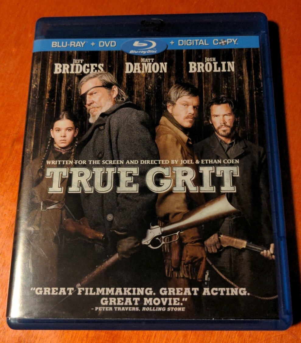True Grit Blu-ray Jeff Bridges Matt Damon Josh Brolin Joel Coen Ethan Coen