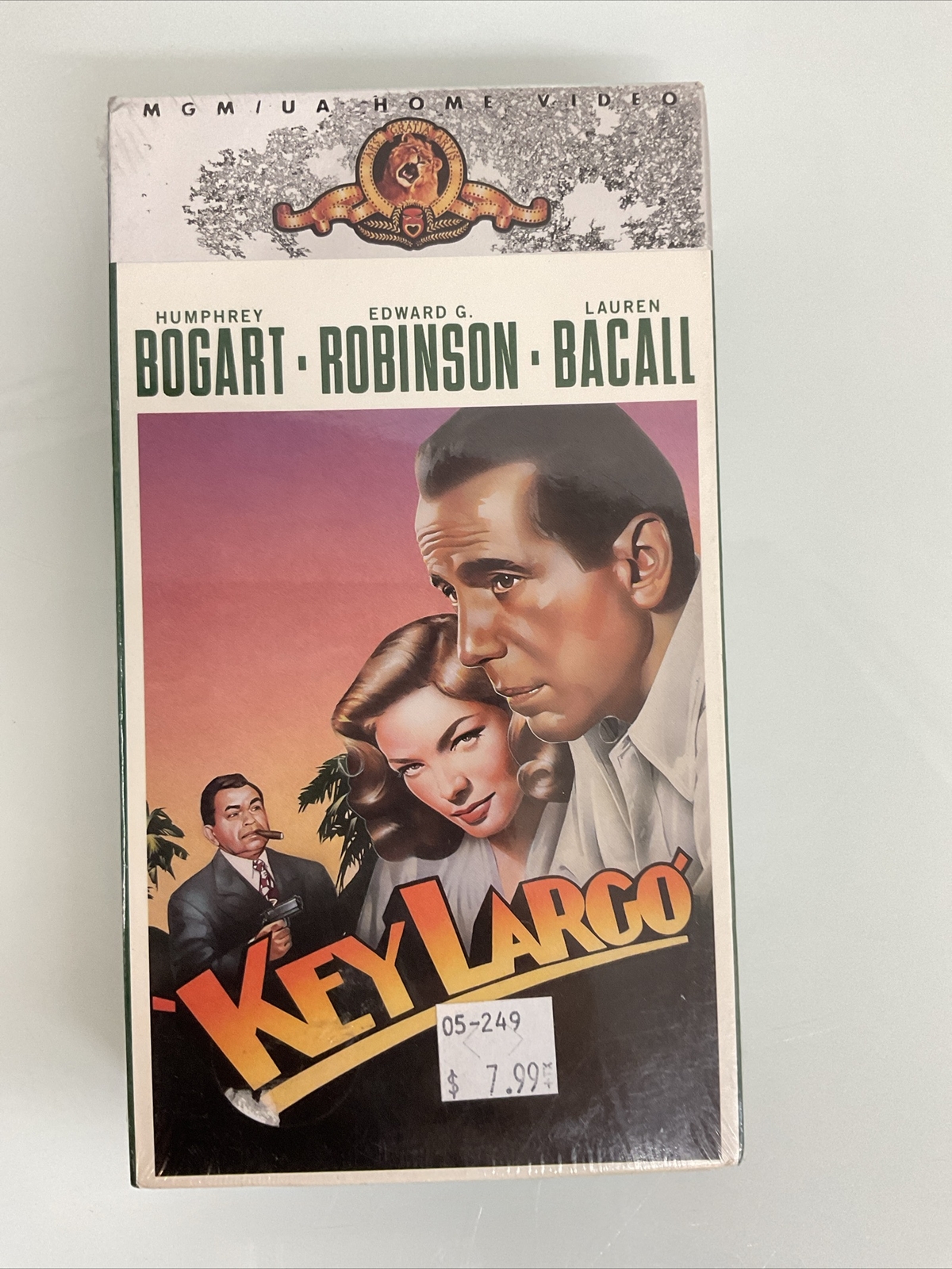 Key Largo (VHS) 1989 New Sealed, Humphrey Bogart, Lauren Bacall