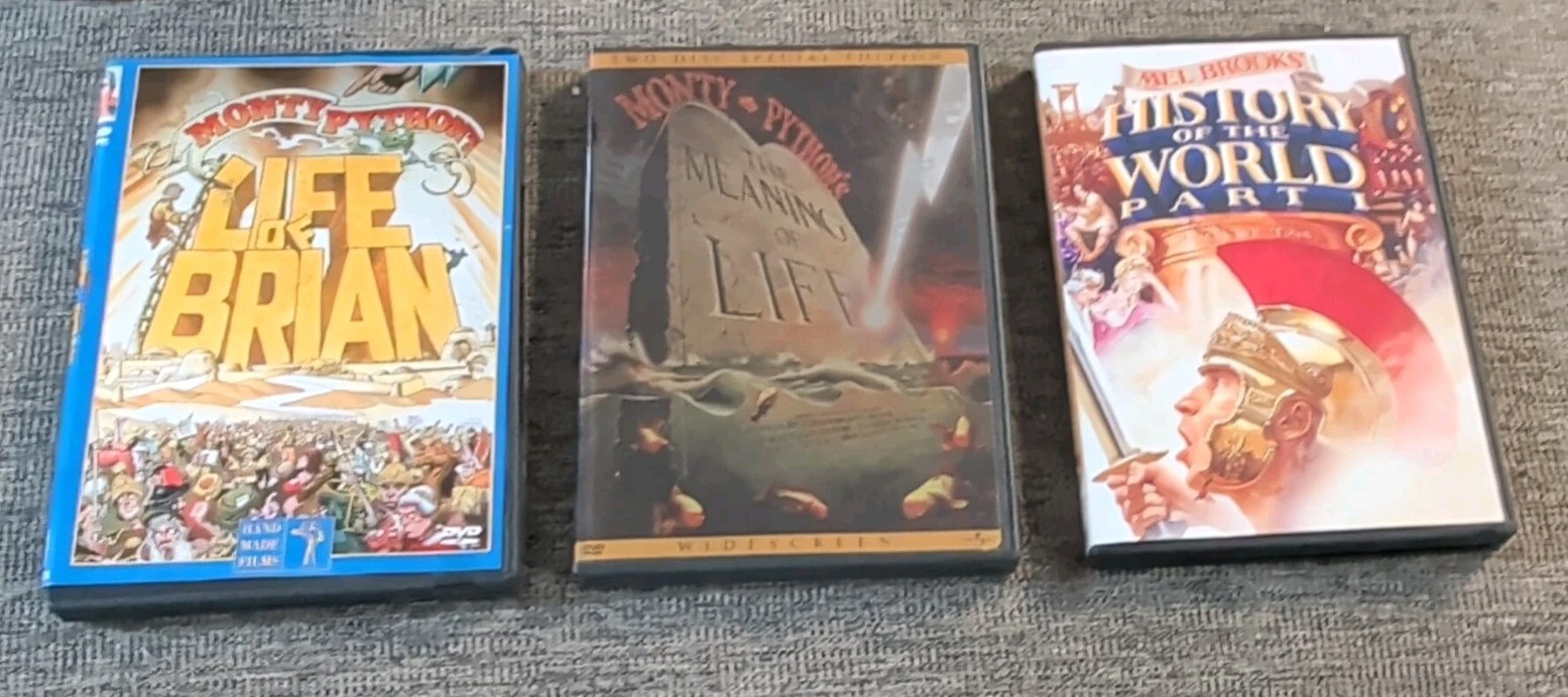 Monty Python DVD Movie Lot: Life of Brian & Meaning of Life Widescreen 2-Disc