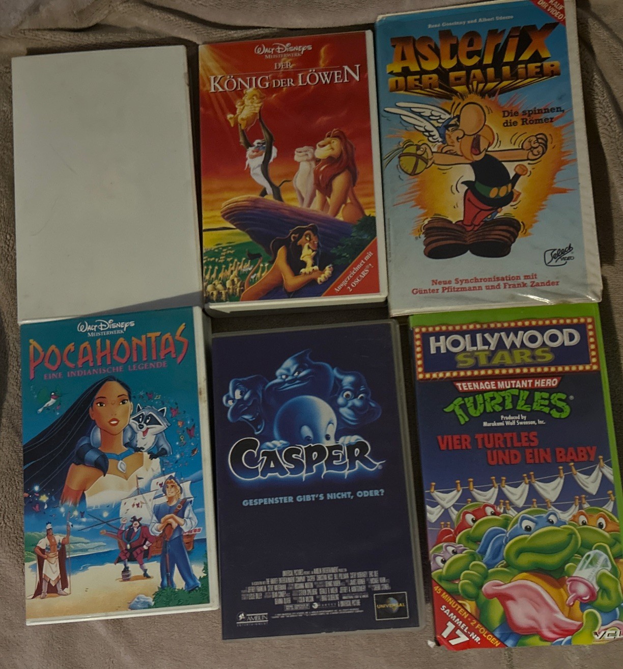 Lot of 6 VHS Assorted Titles