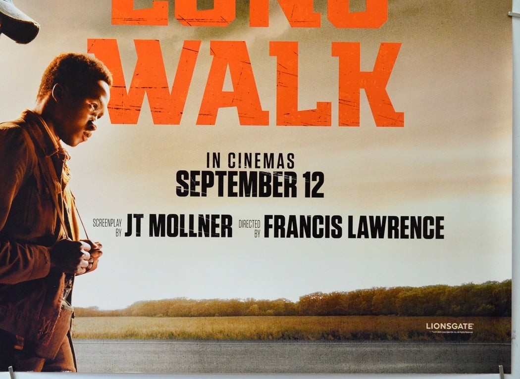 THE LONG WALK (2025) Original Quad Movie Poster – Cooper Hoffman, David Jonsson