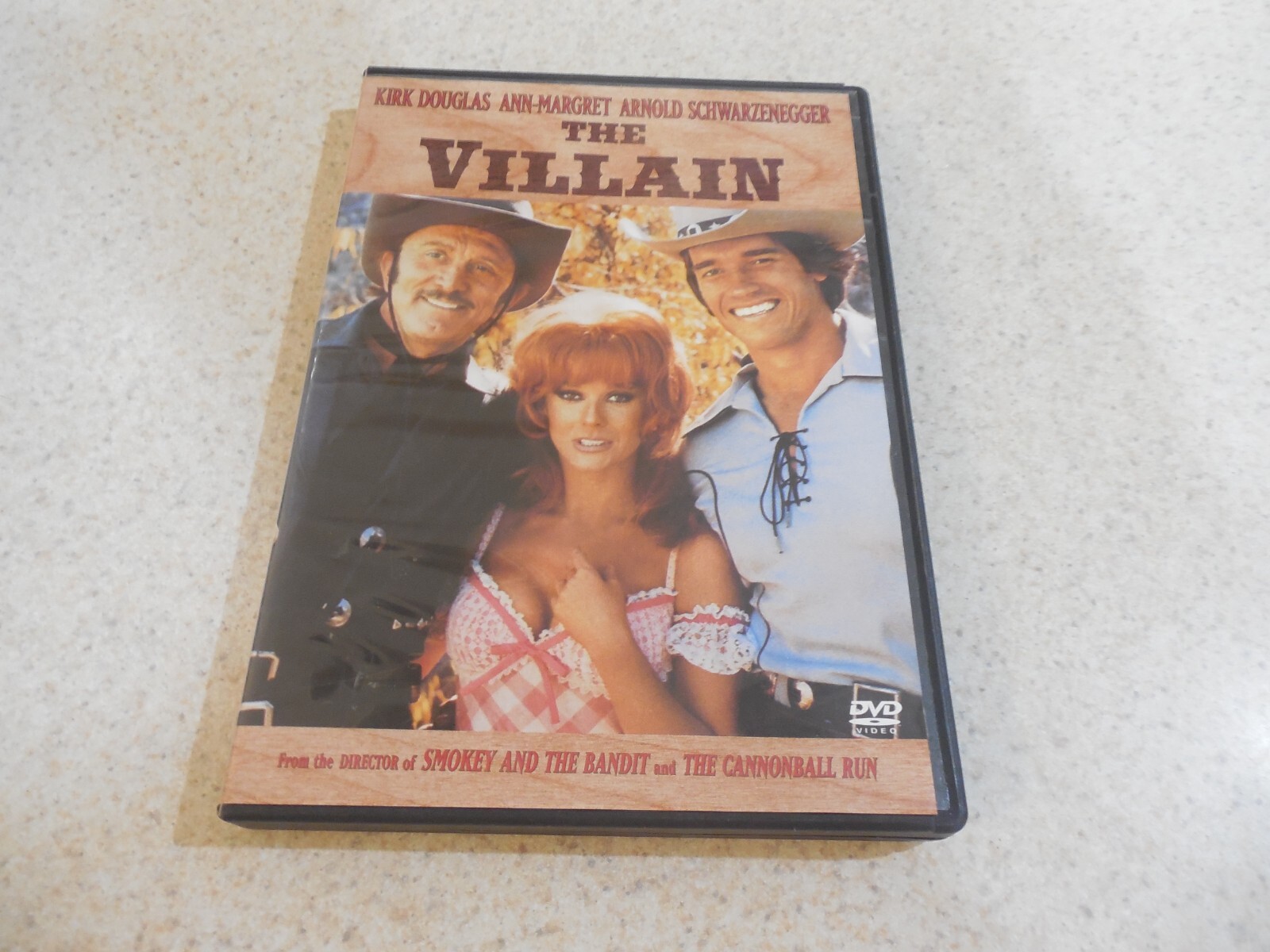 The Villain (1979) Kirk Douglas, Arnold Schwarzenegger DVD Comedy OOP Western