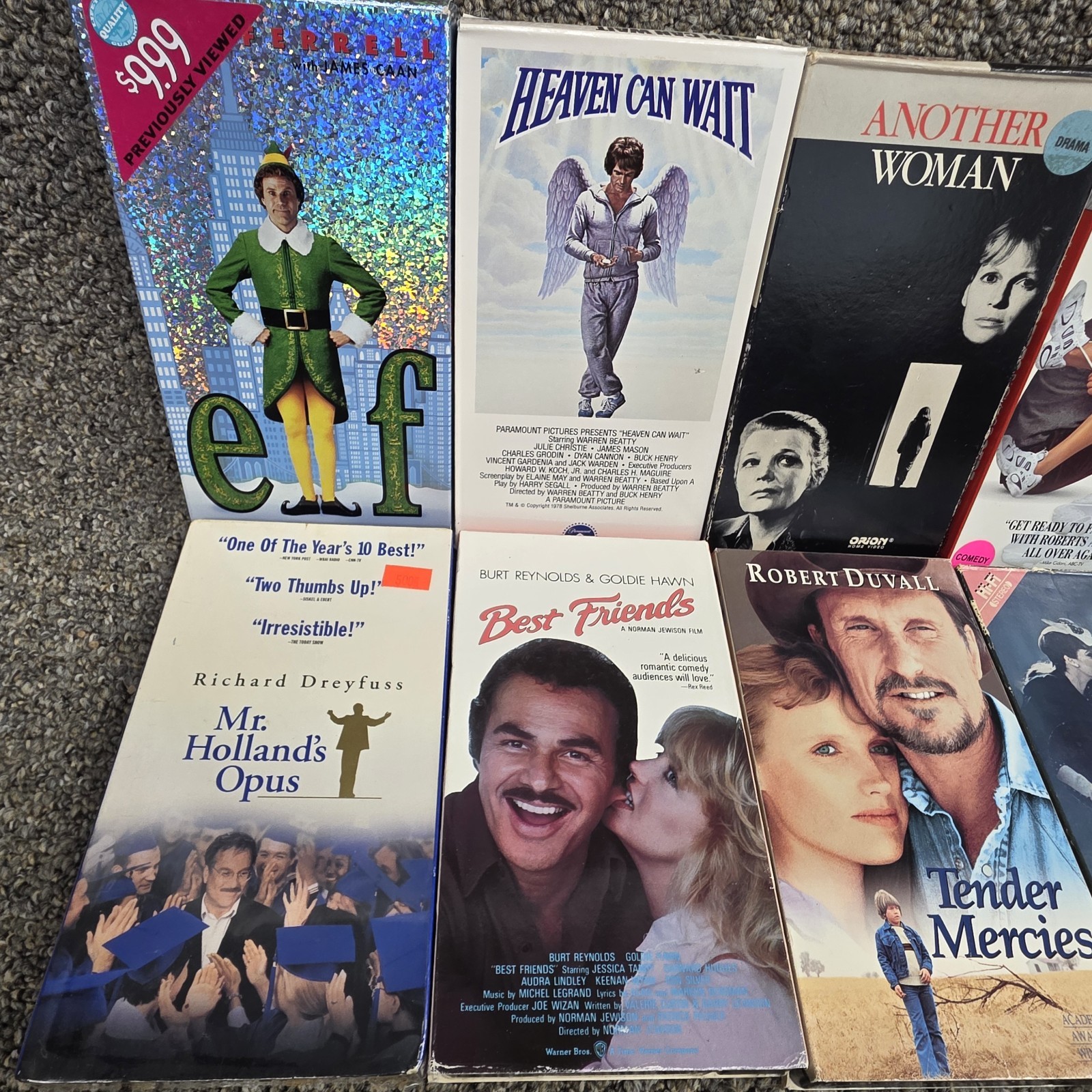 vhs movie lot bundle ( Rated PG) 12 Movies Drama / Comedy