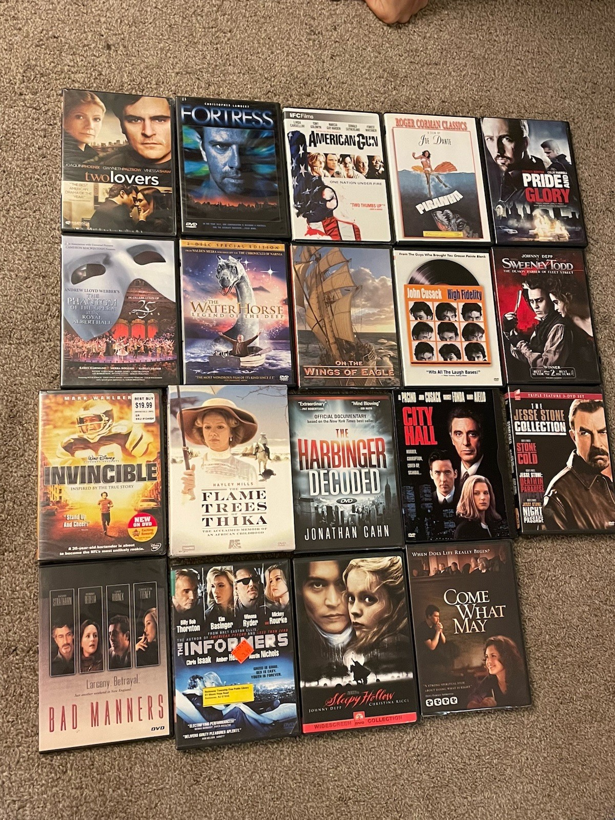 DVD Mixed Movie Lot (19)