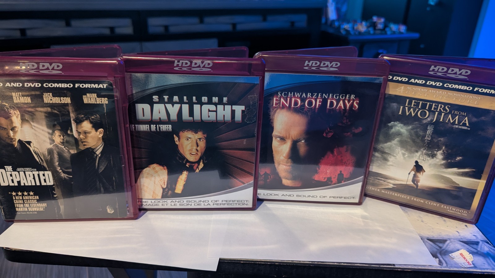 hd dvd movie lot of 24 for vintage discontinued HD dvd players only