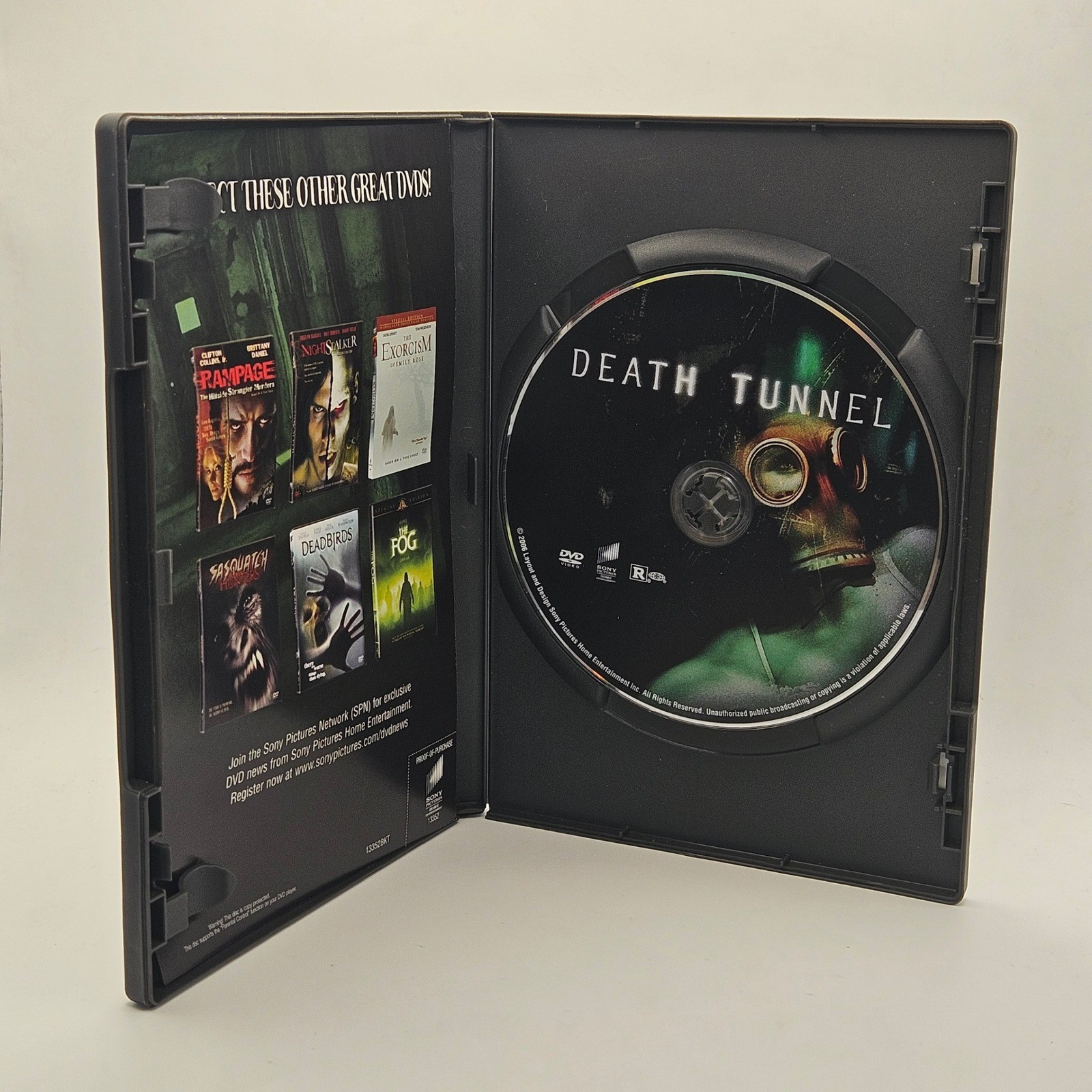 Death Tunnel DVD 2005 Horror Movie Haunted Asylum Physical Media Ex-Rental