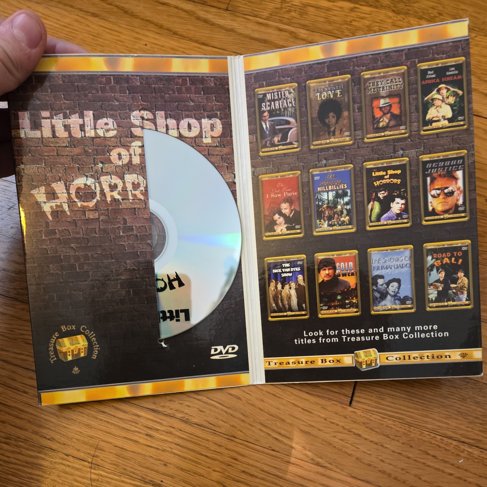 New Little Shop Of Horrors DVD Remastered Treasure Box 77min B&W 201112