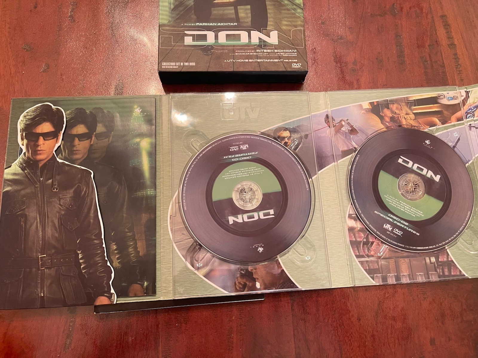 Don DVD With Comic Book Bollywood Complete Excel Entertainment 2 Disc Set
