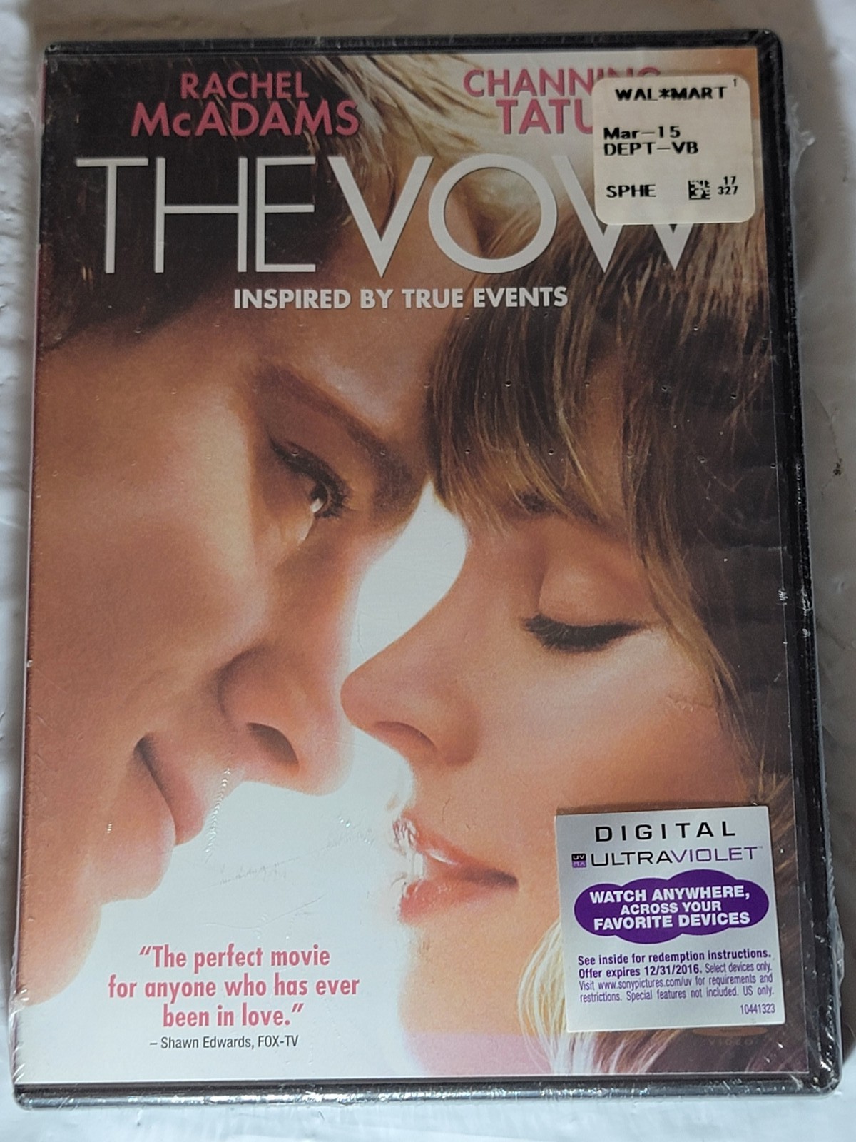 The Vow DVD New Sealed Rachel McAdams Channing Tatum Romance Movie