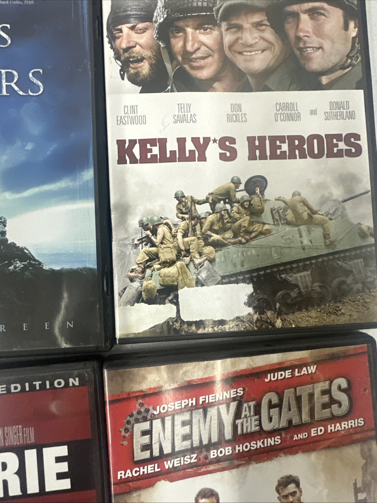 Military War Movie DVD Lot 12 The War Pear Flags Valkyrie Kelly’s & More