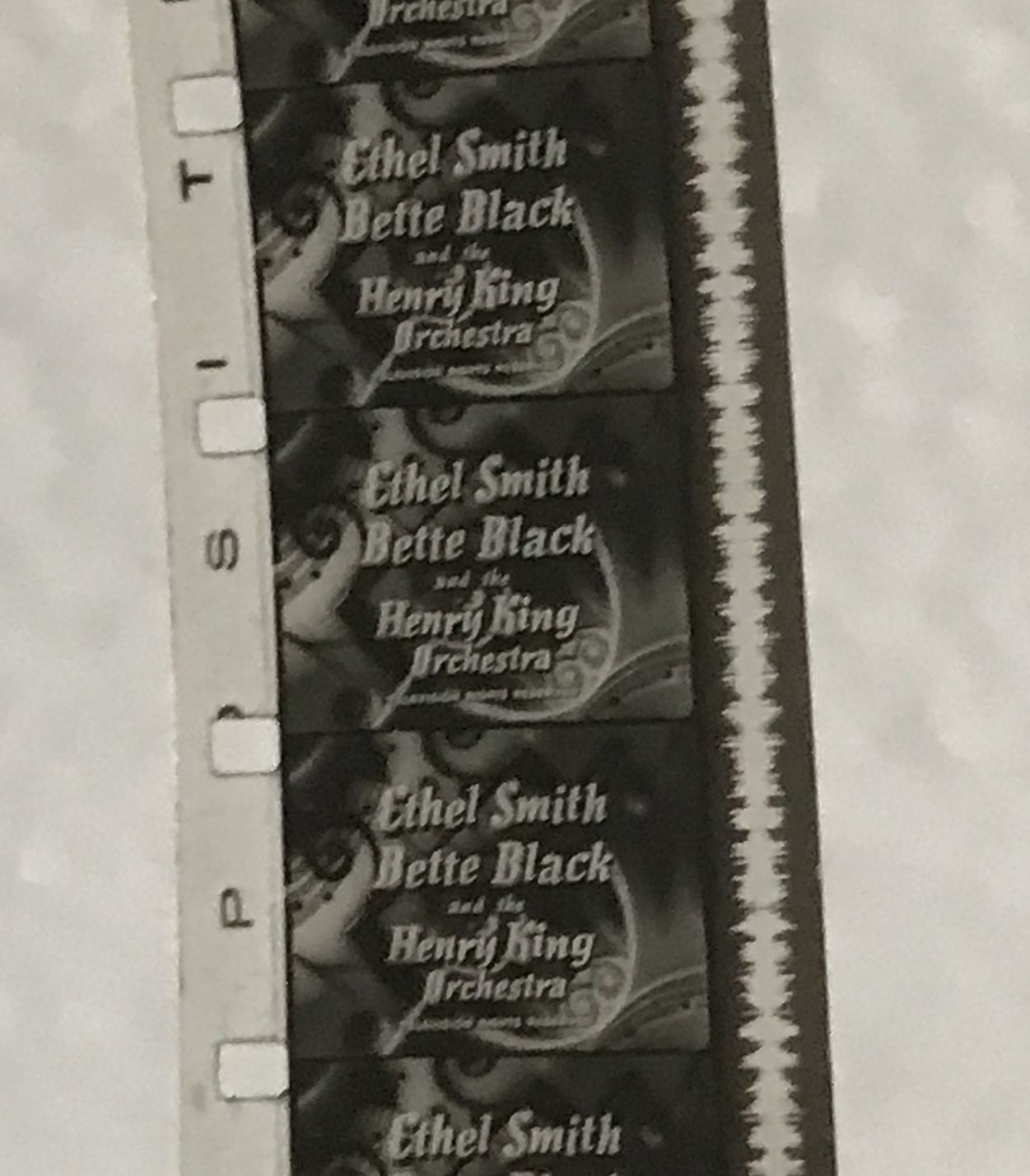 EXT 16MM ORIG LATIN MUSIC ALBUM ETHEL SMITH BETTIE BLACK HENRY KING UNIVERSAL 1R