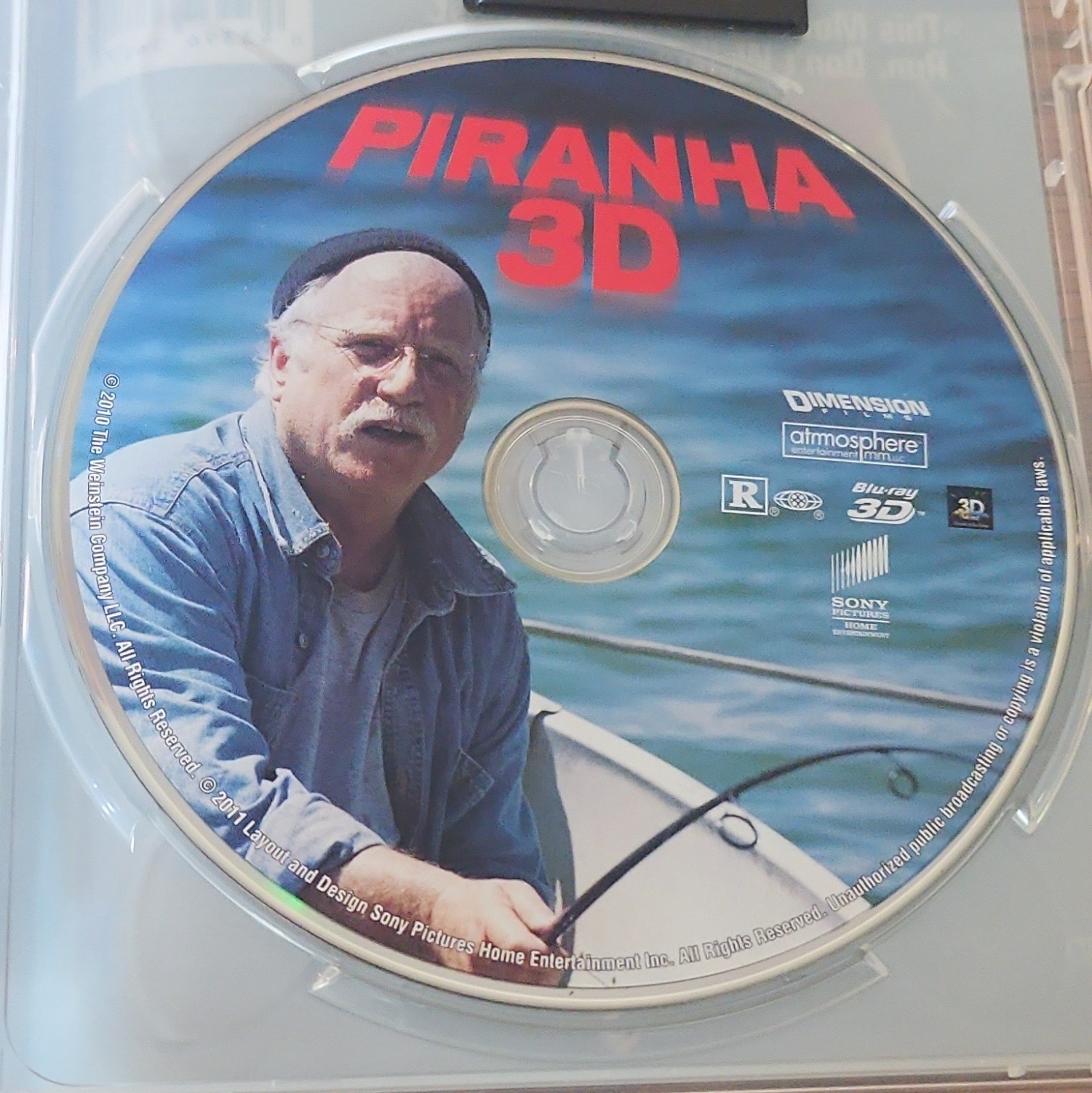 Sony Piranha 3D Blu-ray 3D Horror Movie Widescreen Commentary 2010