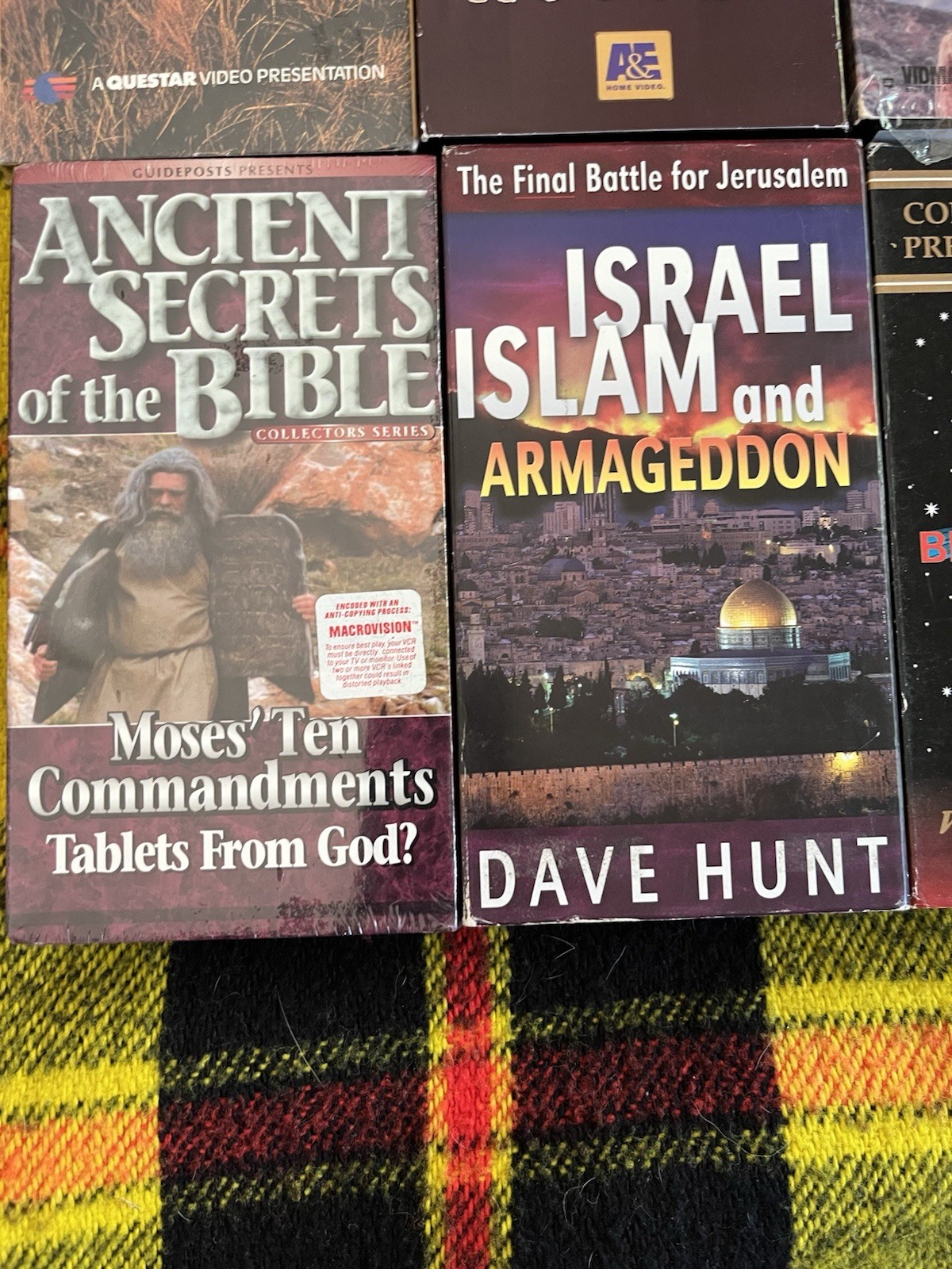 Metaphysical, Esoteric. End Times Prophecy, Armageddon, Ghosts VHS lot. Mythos