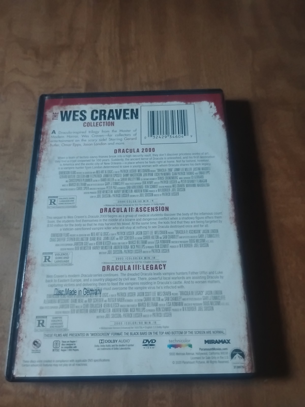 The Wes Craven Collection (DVD)