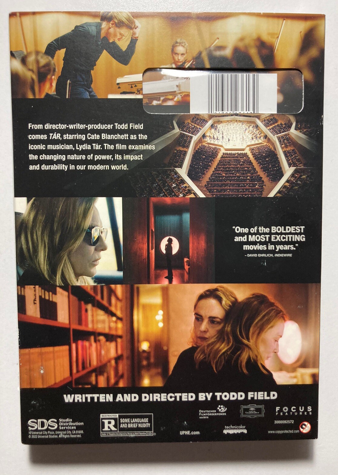 “TÁR” (DVD, 2022) BRAND NEW SEALED With Slip Cover, Cate Blanchett Rated R