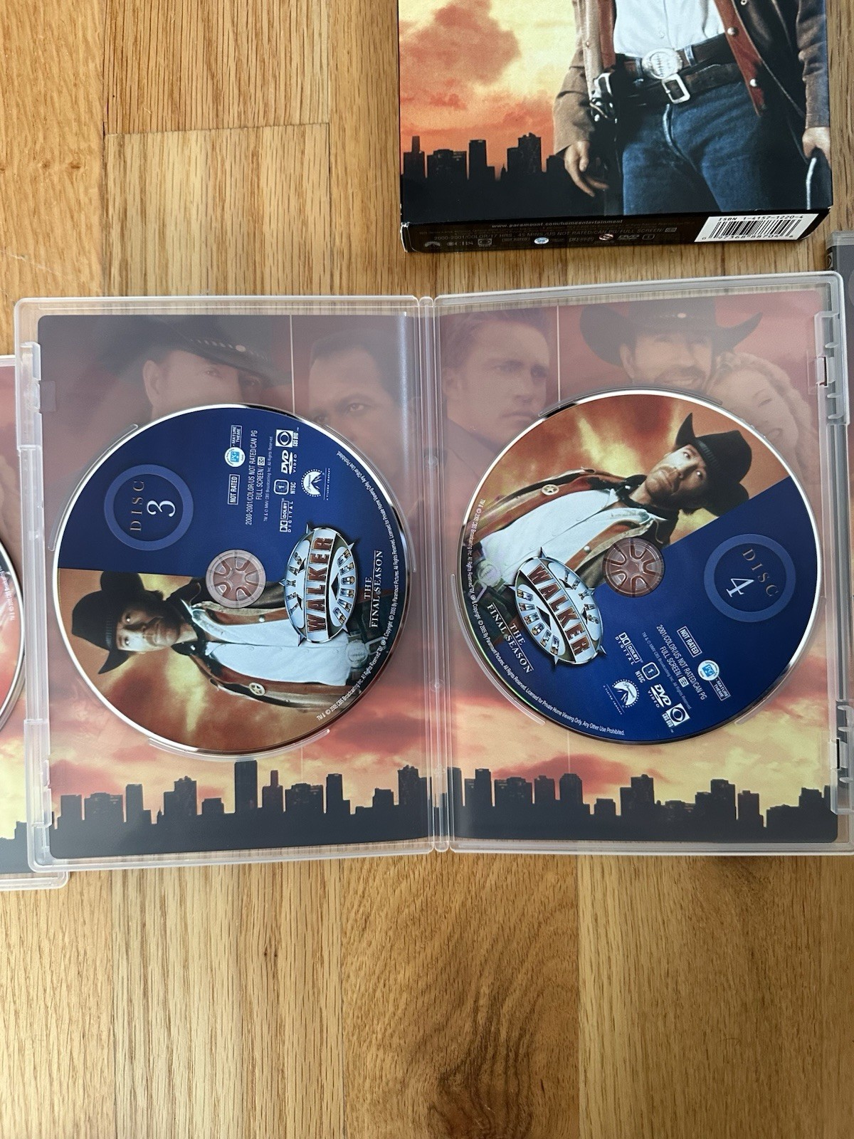 WALKER TEXAS RANGER The Final Season 6 DVD Set CHUCK NORRIS Very Good