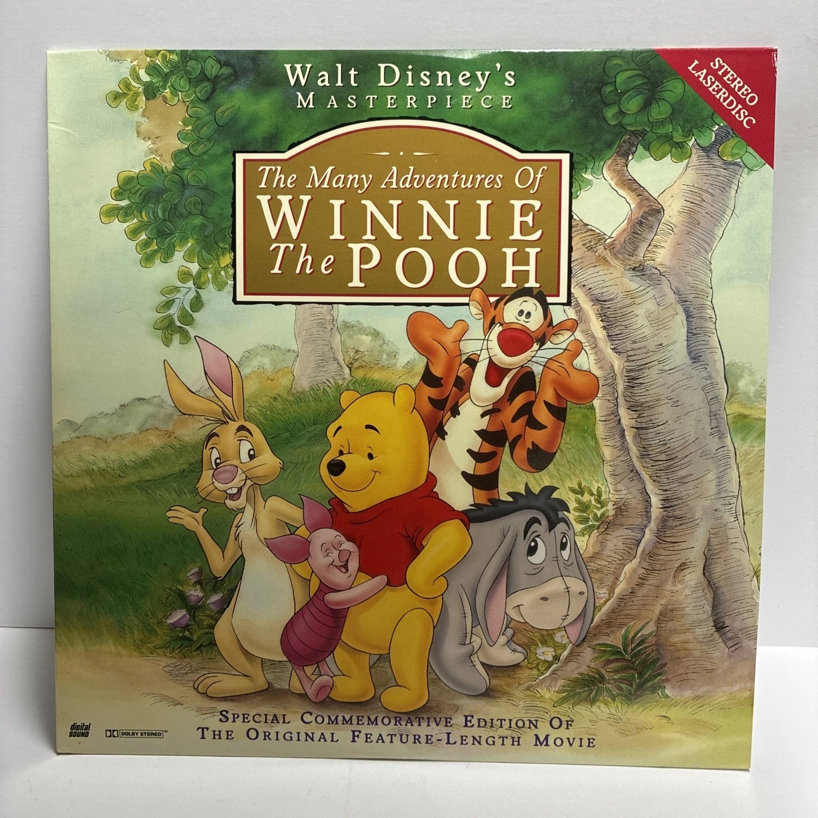 Disney’s The Many Adventures of Winnie The Pooh Laserdisc – LIKE NEW!