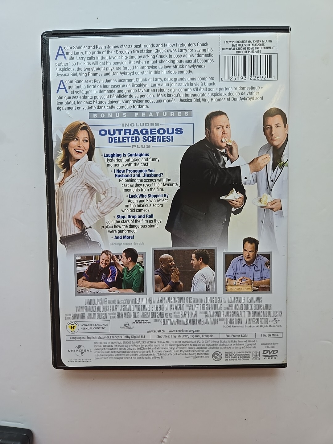 Little Nicky Billy Madison Big Daddy Chuck & Larry Adam Sandler DVD Movie Lot U