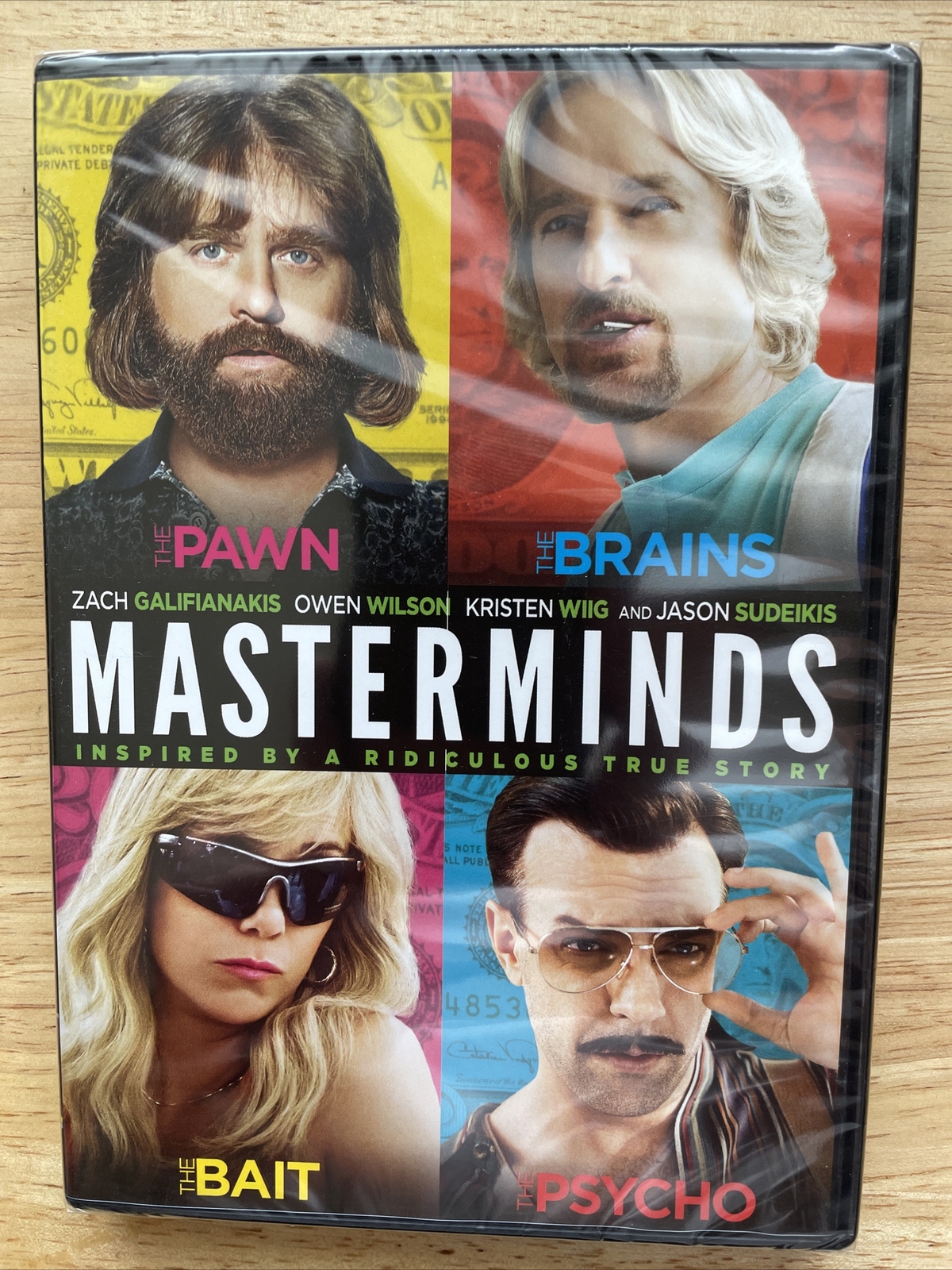 masterminds DVD Inspired by a ridiculous true story￼ BN FS