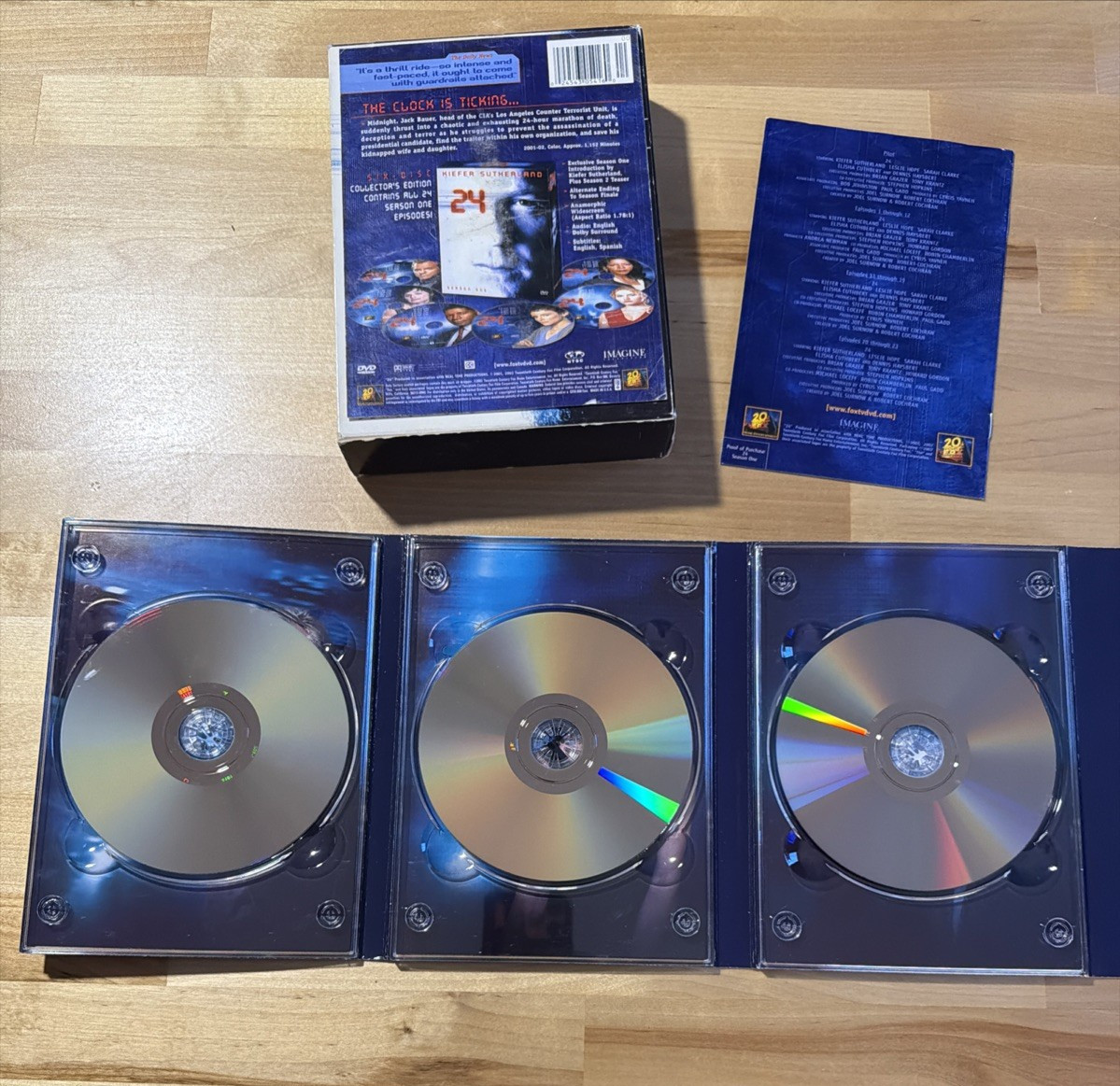 24 (2001 TV Series) DVD Jack Bauer, Kiefer Sutherland, Complete Seasons 1-7