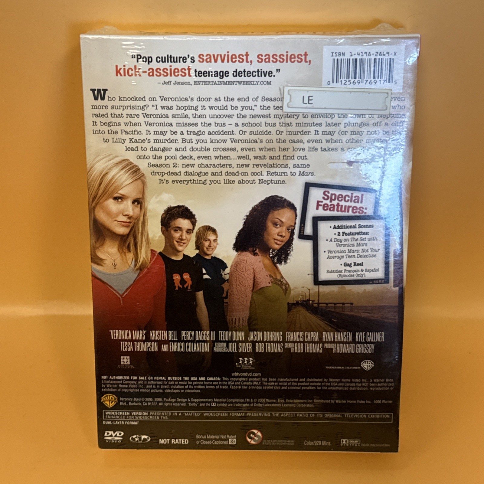 Veronica Mars – The Complete Second Season 2 (DVD, 2006, 6-Disc Set)- Sealed –