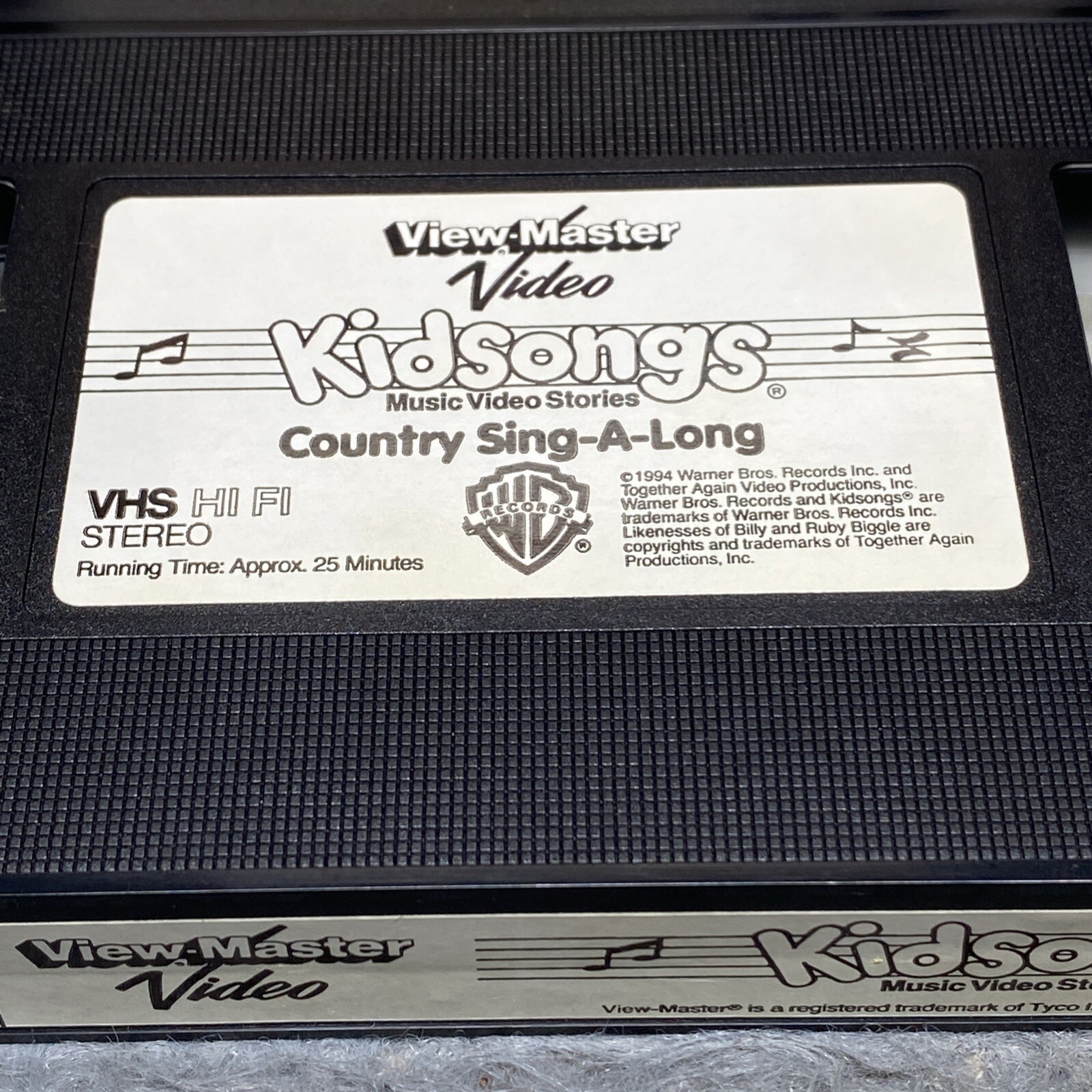 Kidsongs: Country Sing Along VHS Tape 1995 WB Video Kids Family Music Nostalgia