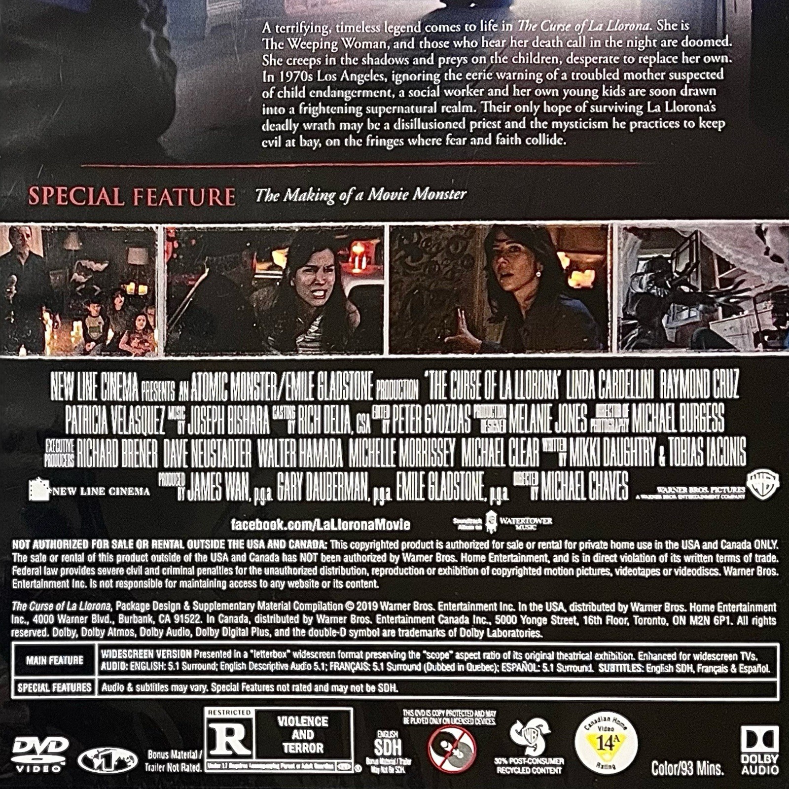 The Curse Of La Llorona (DVD, 2019) – NEW SEALED