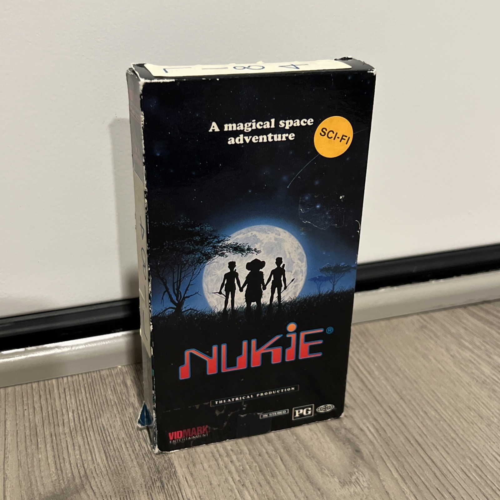 1987 Nukie Original Vhs Movie Vidmark Entertainment Cult Sci-Fi Alien Railsback