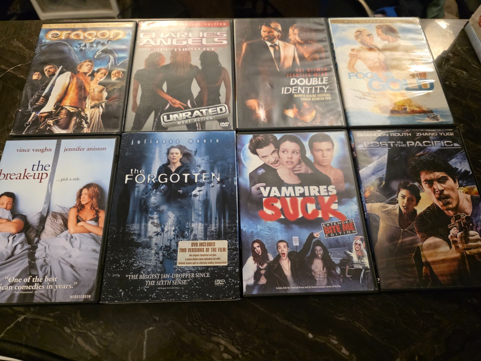 Lot of 77 Movies on DVDs – Various Titles – All in good condition