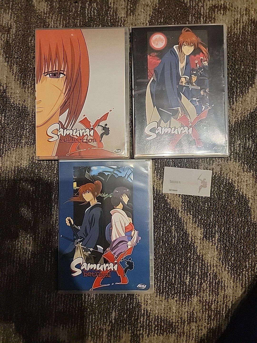 Samurai X Collection DVD Set Rurouni Kenshin Trust Betrayal Reflect Tested