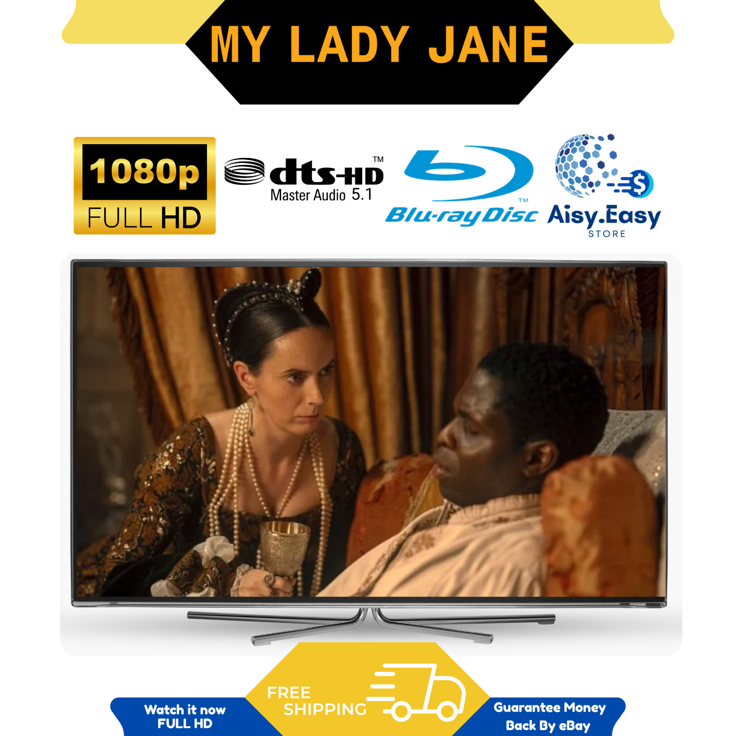 My Lady Jane Complete Season 1 Drama Comedy Romance History Region Free Blu Ray