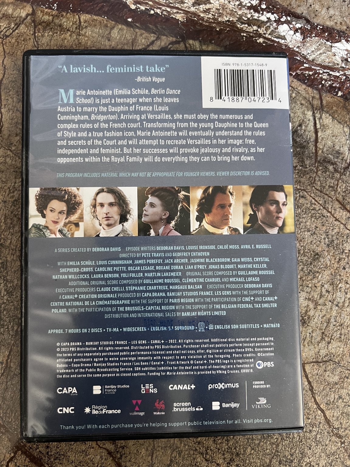 Marie Antoinette Season One DVD 2022 Emilia Schüle PBS TV-MA Widescreen