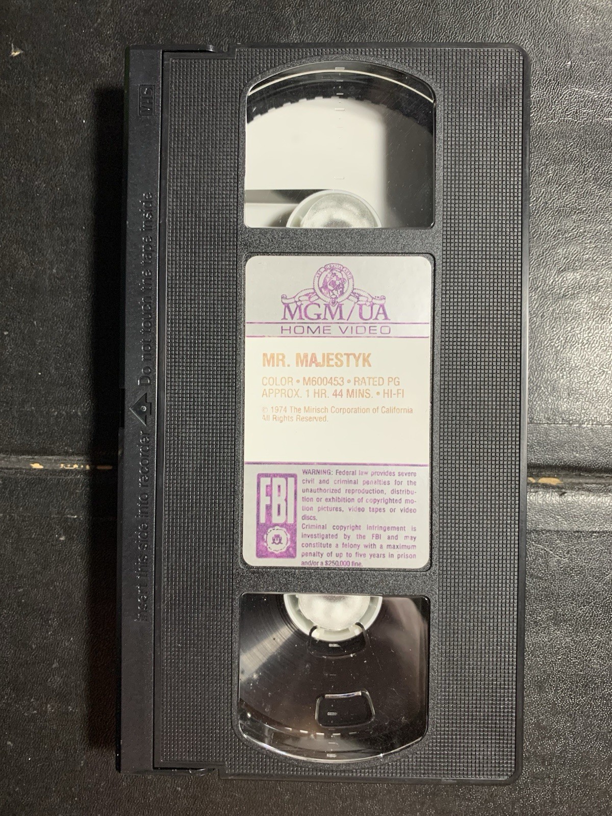 Mr. Majestyk (VHS, 1992 Release)