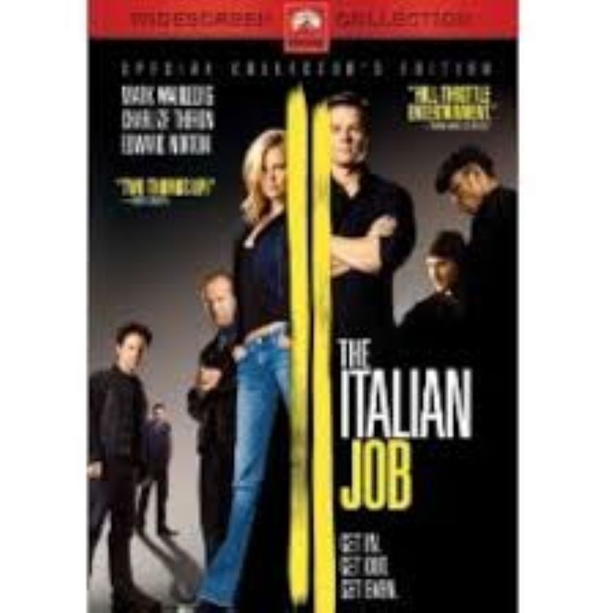 The Italian Job DVD ** Widescreen Disc Only ** disc is new Mark Wahlberg