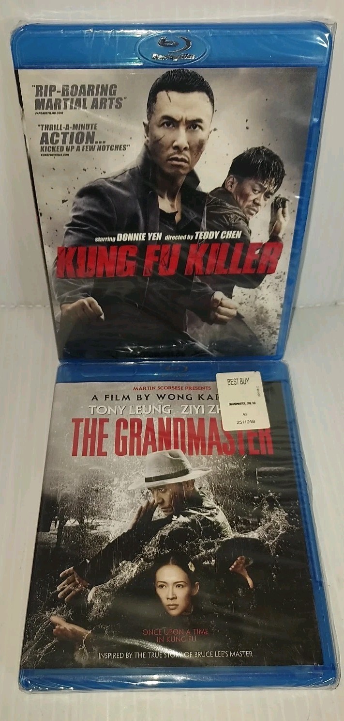 Kung Fu Killer and The Grandmaster Blu-ray Lot Donnie Yen Ip Man NEW Sealed